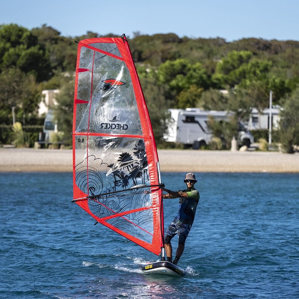 Nafukovací paddleboard F2 Glide WS Grey jede